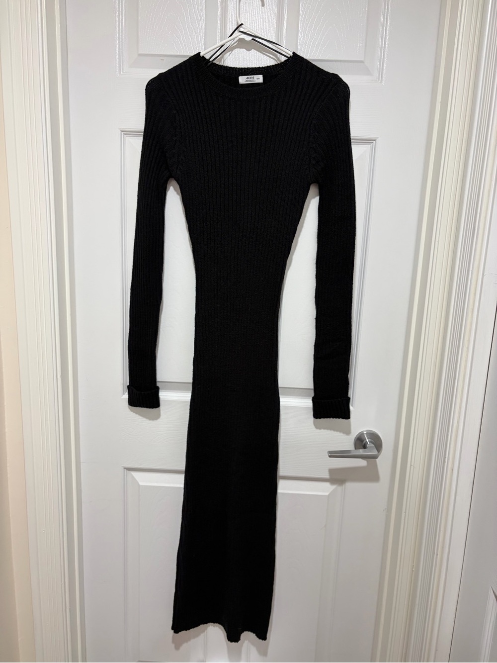 Women’s Ardene Black Bodycon Long Sweater Dress-Size Medium-NWOT